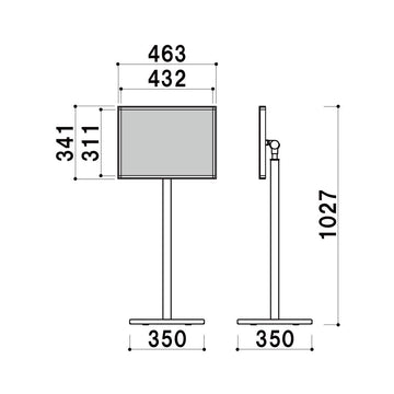 MSX-40D 屋外用メニューサイン カフェ向け