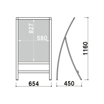 RX-610 RXカーブサイン カフェ向け