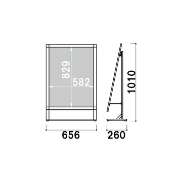 SIL-81L 省スペースサイン カフェ向け