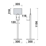 DSO-4YB　ポールサイン消毒液スタンド
