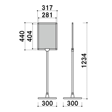 PHB-213 (A3タテ型) プリントメディアサイン