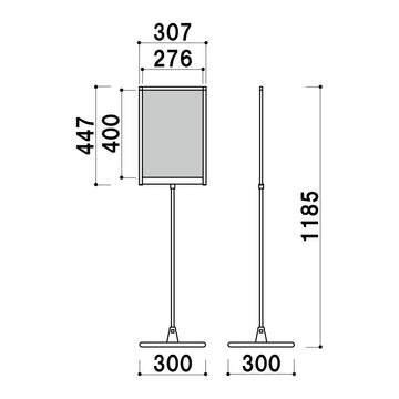 PHX-113P(A3タテ型) プリントメディアサイン