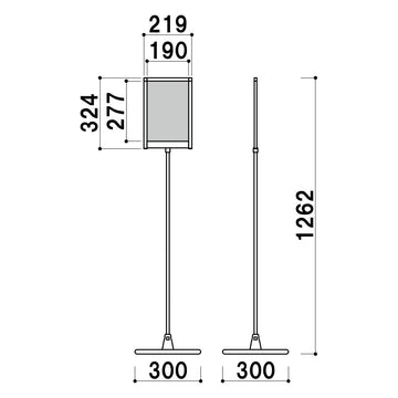 PHX-114P(A4タテ型) プリントメディアサイン