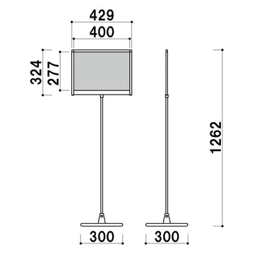 PHX-123P(A3ヨコ型) プリントメディアサイン